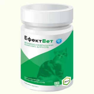 EFFECTVET to strengthen bones and teeth of cats (vitamin-mineral complex)