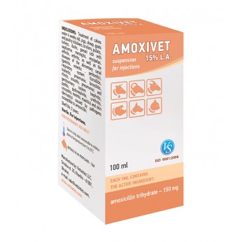  Amoxivet 15% P. D. (suspension pour injection)