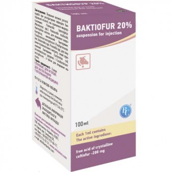 Baktiofur 20 %   (la suspension pour injection)
