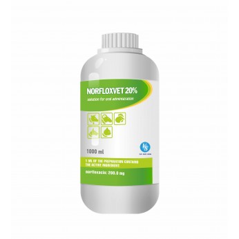 Norfloxvet 20 % (solución para aplicación oral)