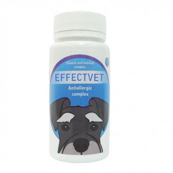 EFEKTVET est un complexe anti-allergique pour les chiens (complexe de vitamines et de minéraux)
