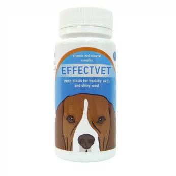 EFECTVET con biotina para piel sana y pelo brillante de perros (complejo de vitaminas y minerales)